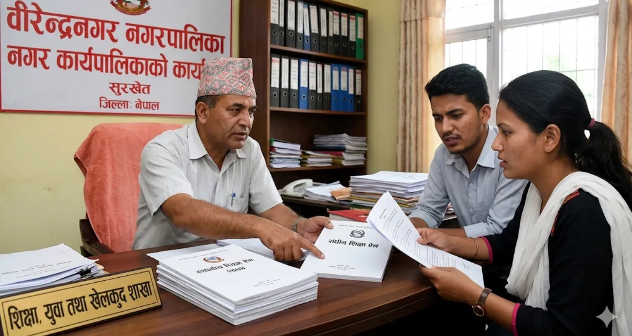 वीरेन्द्रनगरको शिक्षा विवाद: स्थानीय कानुनको प्रयोग कि कानुनी ‘द्वैध चरित्र’ ?