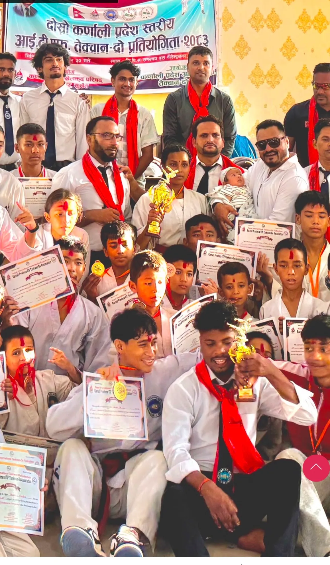 ३ महिनाकी सुत्केरीले जितिन् स्वर्ण: आइटिएफ तेक्वान्दोमा सुर्खेत बन्यो च्याम्पियन !